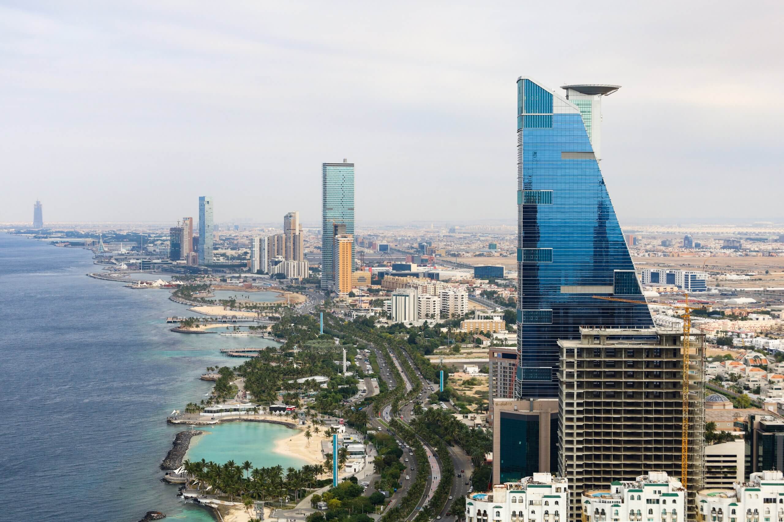 View of Jeddah City, Saudi Arabia